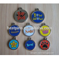 personalized round dog tags zinc alloy pet tags dog cat tags